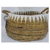 Woven Basket w/ Handles 13x20x17