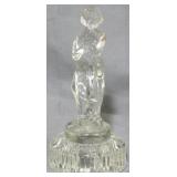 Cambridge Glass Draped Lady Flower Frog 8.5"