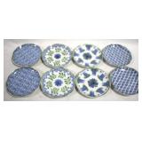 8 Williams Sonoma Plates - 6" Round