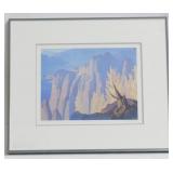 Pencil Signed Framed Print 17.5x20