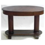 Empire Oval Library Table w/ Drawer