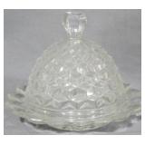 Fostoria American Domed Butter Dish 6.5"