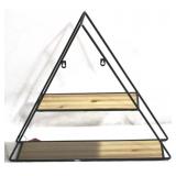 Three Hands Triangular Wall Shelf