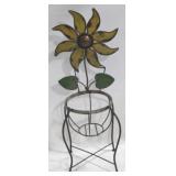 Planter w Flower - 33"