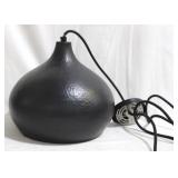 Black Hanging Light Fixture - 13"