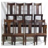 Wooden Dining Table and 8 Chairs