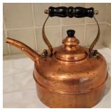 Vintage English Solid Copper Kettle