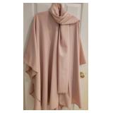 Mademoiselle Wool Blend Cape Wrap