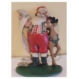 Iron Santa Door Stop 8"