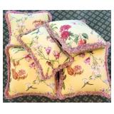 Lot of Colorful Accent Pillows - largest, 18 x 18