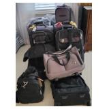 Large Lot of Assorted Travel Luggage