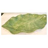 Large Leaf Platter a Mottahedeh Design