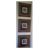 Set of 3 Decorative Frames 18.5 x 18.5