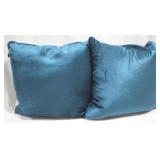 Pair Pier 1 Imports Throw Pillows - 17" x 16"