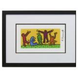 Dancing Figures Giclï¿½e by Keith Haring