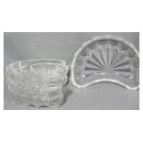 4pc Crystal Bone Dishes 5x8