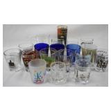 19 Assorted Shot Glasses