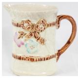 Majolica Pitcher  4.5"