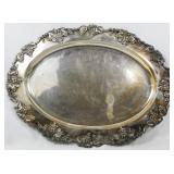 Lion Hallmark Silver Platter 19x15