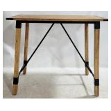 Butler Specialty Wood & Metal Bar Height Table