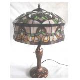 Stained Glass Lamp - 23.5" Tall