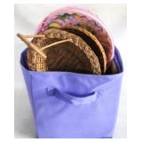 Cloth Tote with Assorted Contents