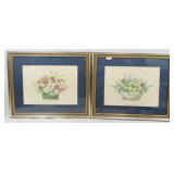 2 White House Flower Arrangement Frames