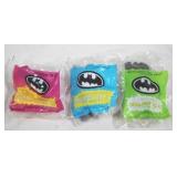 Lot of 3 Batman Happy Meal Toys (New)