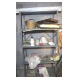 Metal Shelf w / Contents - 71" x 35" x 19"