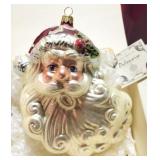 Santa Glass Ornament, Polonaiswe Collectio