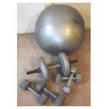 Free Weights & Exercise Ball