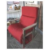 Wood Rocking Chair w / Cushion - 42 x 28 x 28