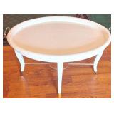 Alden Parkes Scarlett White Cocktail Table