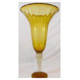 Amber Vase - 26" Tall