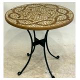 Mosaic Top Bistro Table 28x30"