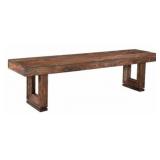 Brownstone Bench in Nut Brown