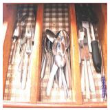 Drawer Lot of Assorted Flatware