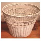 Wicker Waste Basket - 10.5" x 11" x 9.5"