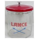 Glass Lance Jar, Metal Lid 10x8