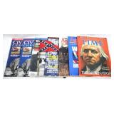 Lot of War Magazines & Mini Flag