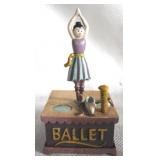 Cast Iron Ballet Bank - 8x5x5