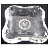 House of Representatives Glass Ashtray - 9" x 9"