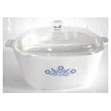 Corning Dish w/ Lid - 10" x 8" x 6"