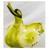 Hull Pottery Swan Bowl 9x9x11