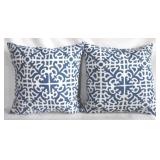 2 Throw Pillows - 16" x 16"