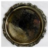 Silver Plate Platter 12.5"