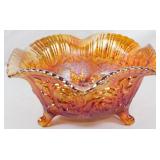 Imperial Carnival Glass Bowl 5x10"