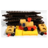 Toy Train Set with Tracks