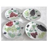 4 Elite Decor Plates - 8" Round