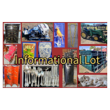 Eclectic Estate - Tools - John Deere Tractor - Implements - Panel Corral - More